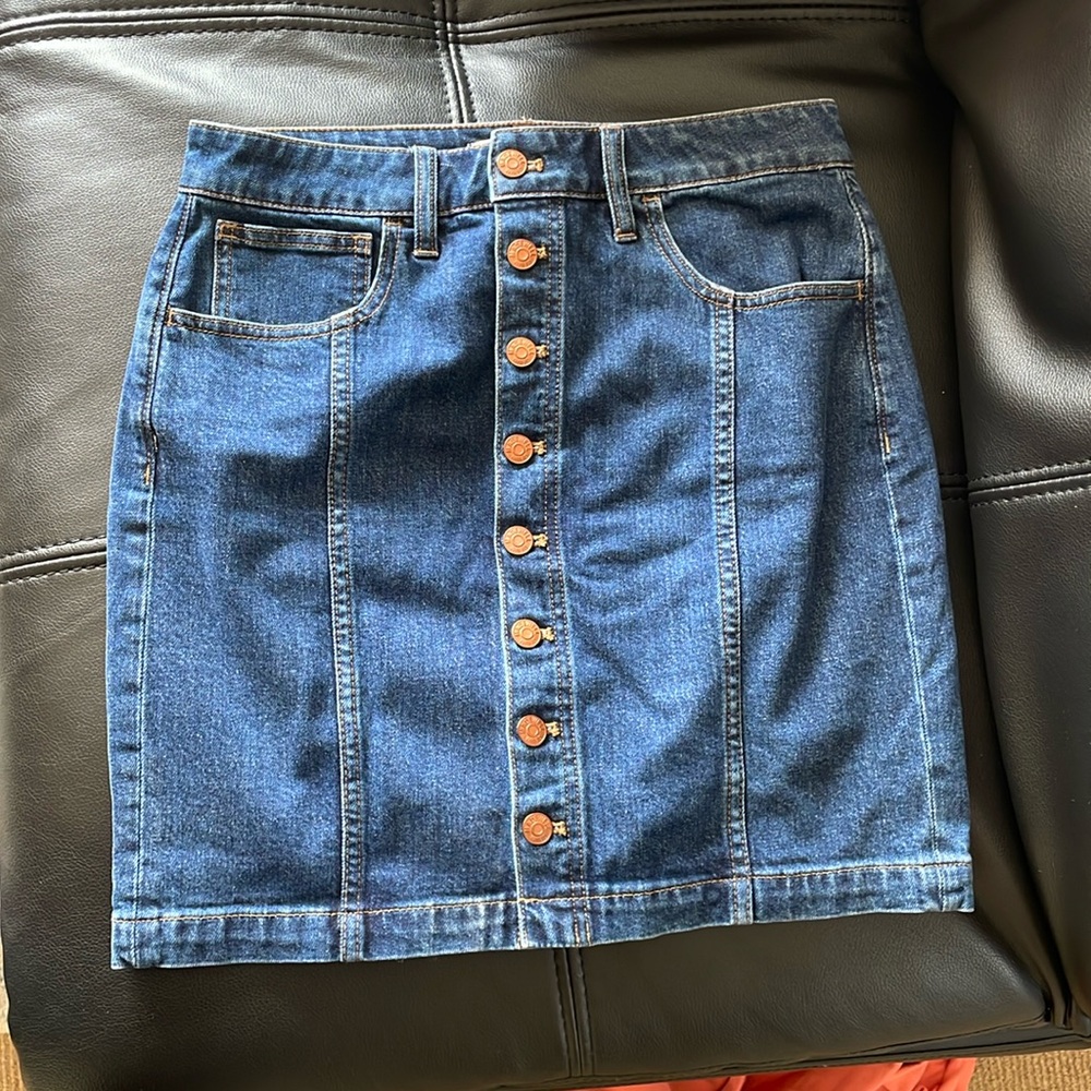 Madewell denim pencil skirt size 27